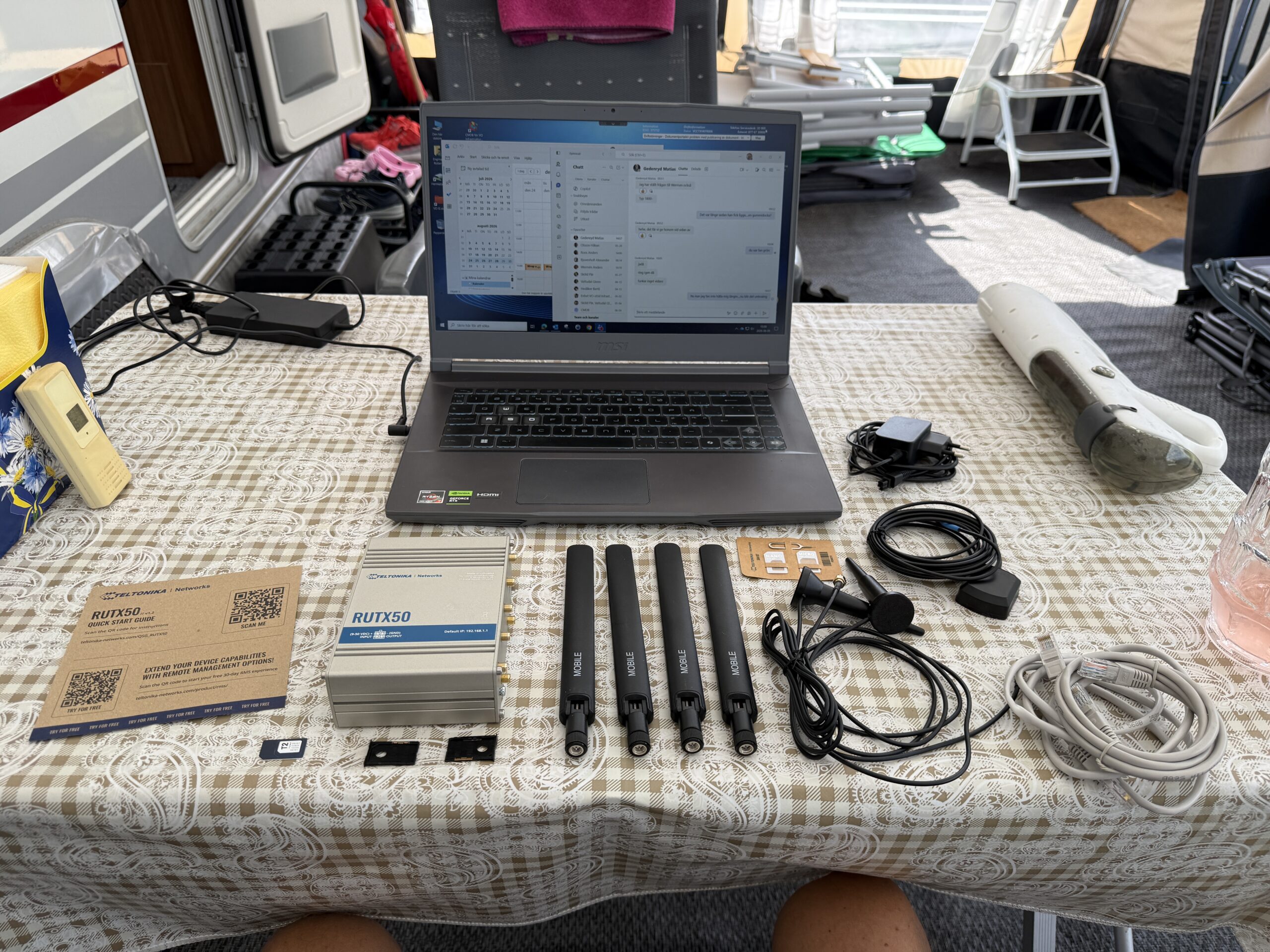 Teltonika RUTX50 & PR1KC647 – Monteringsprojekt
